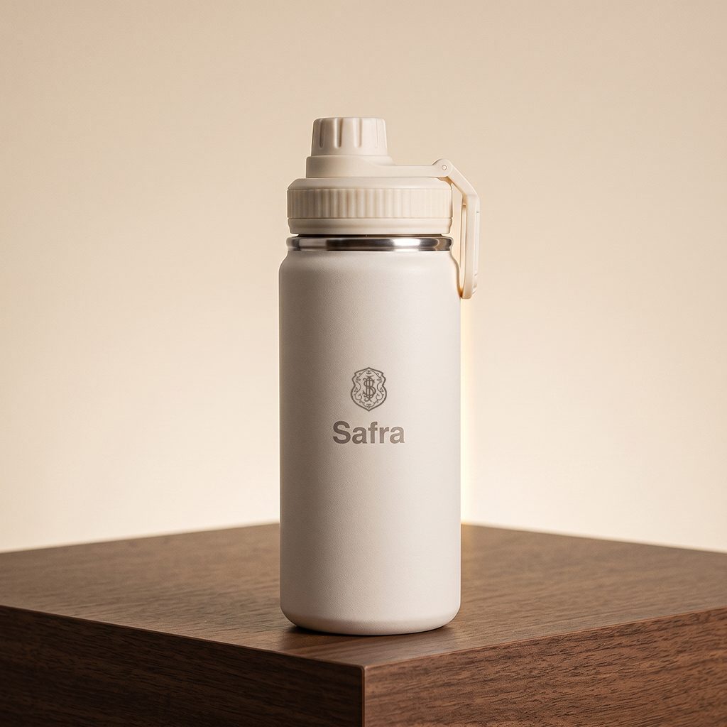 Garrafa Térmica 550ml Off-White