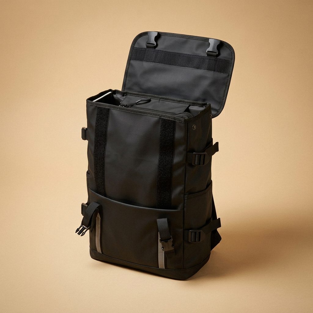 Mochila de Couro Sintético